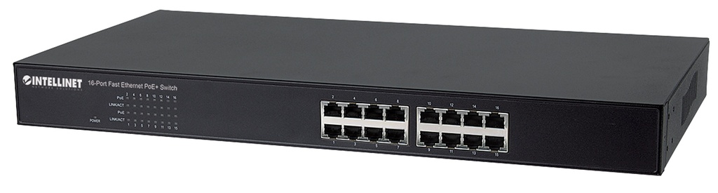 18-Port L2+ Fully Managed PoE++ Switch with 16 Gigabit Ethernet Ports and 2 Base-T/SFP Combo Ports